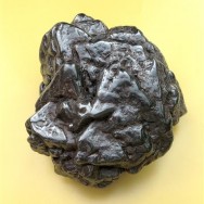 Limonite (psm after pyrite, x 4 cm) – Peci, Slovenia