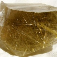 Rutile in quartz – MG, Brazil